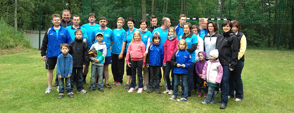 Der Volleyballplatz am Skihang